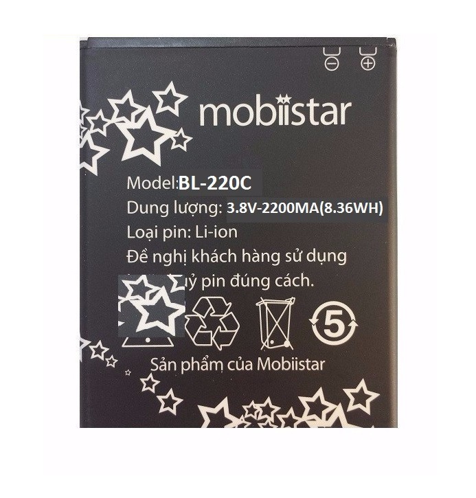 Pin Mobiistar ZOLO 2 BL-220C
