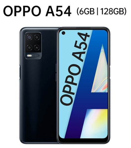 Điện thoại Oppo A54 6GB 128GB - Hàng chính hãng
