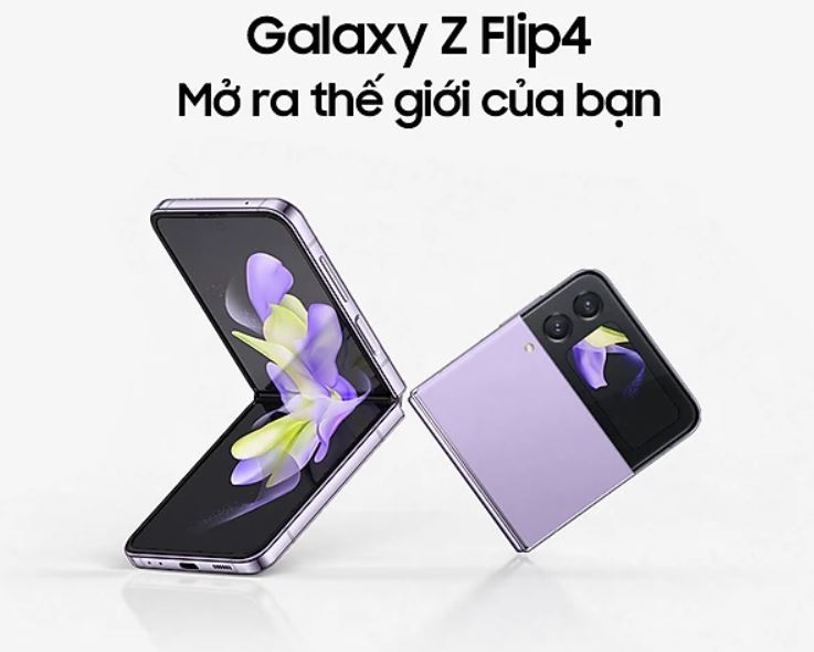 Điện thoại Samsung Galaxy Z Flip4 8GB 256GB - Hàng chính hãng